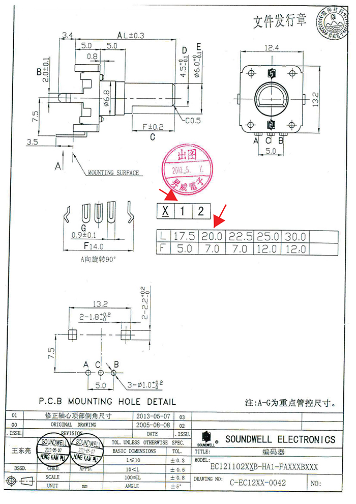 12型編碼器規(guī)格書(shū)